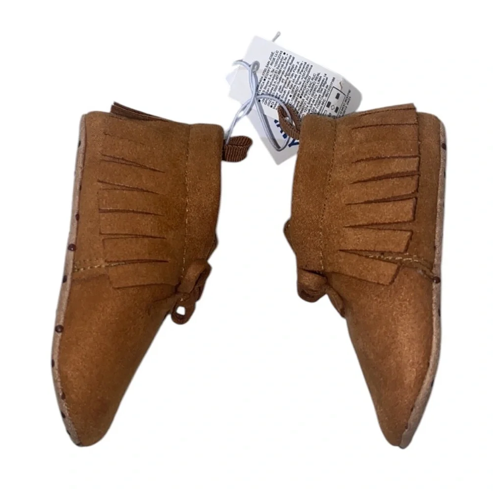 Old Navy Brown Kids Moccasins Size 3-6 Months – NWT Soft Baby Shoes